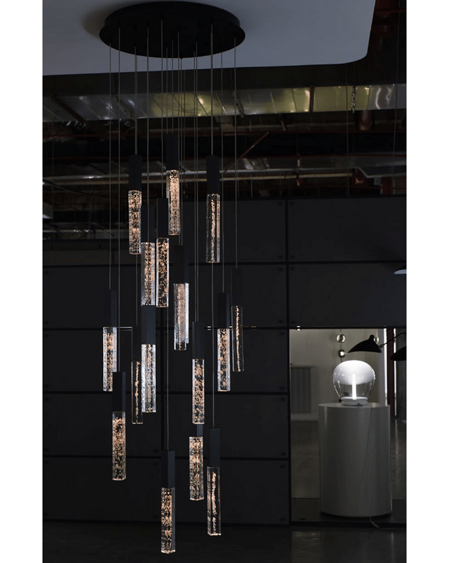 Chandelier LANPAR — designer chandelier, custom lighting by RODESIGNE