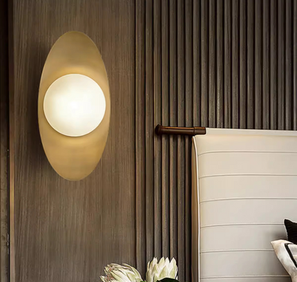 Wall Sconce SAMIDDLE — brass wall sconce lamp, designer lighting by RODESIGNE