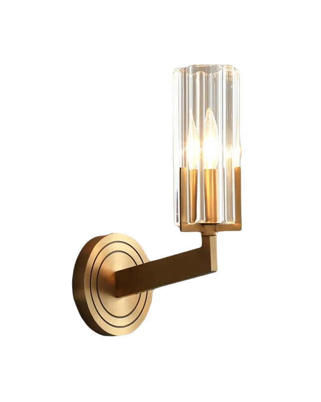 Wall Sconce SIERRA — brass wall sconce lamp, designer lighting by RODESIGNE
