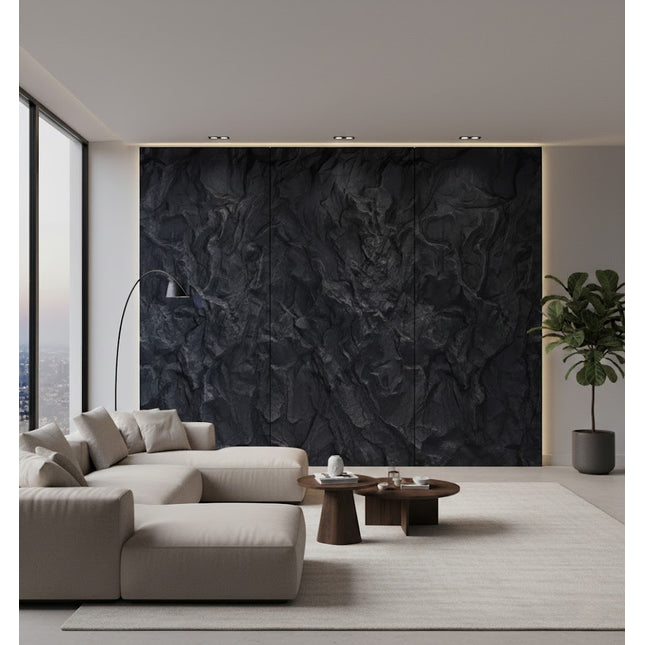 Panel CONVEX ROCK A-B-A — decorative acoustic wall panel, sound absorption by RODESIGNE