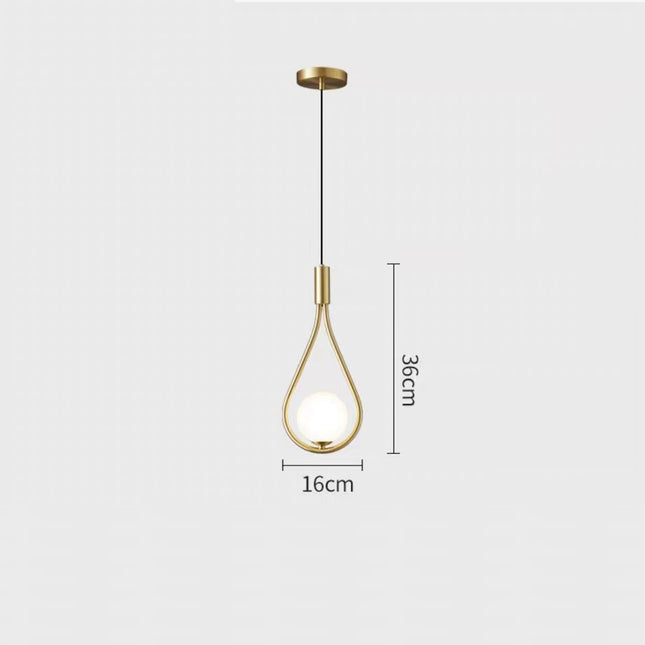 Pendant Light CURVELUX — modern pendant light, custom designer lighting by RODESIGNE