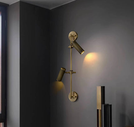 Wall Sconce NETTOYER — brass wall sconce lamp, designer lighting by RODESIGNE