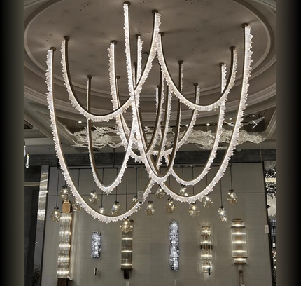 Chandelier OLESSA — designer chandelier, custom lighting by RODESIGNE