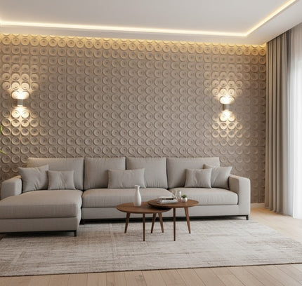 Panel CHORD TYPE — decorative acoustic wall panel, sound absorption by RODESIGNE