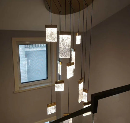 Chandelier PIERRE by Rodesigne — bronze designer chandelier, custom lighting by RODESIGNE
