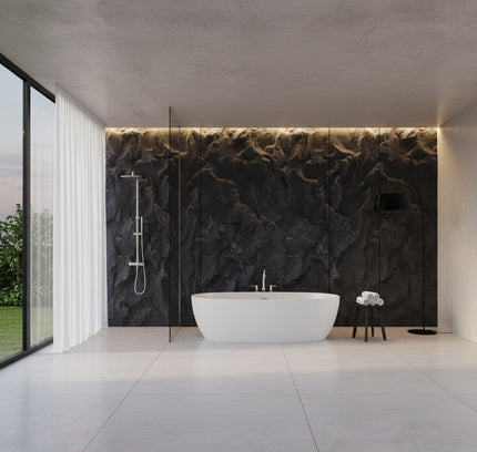 Panel CONVEX ROCK A-B-A — decorative acoustic wall panel, sound absorption by RODESIGNE