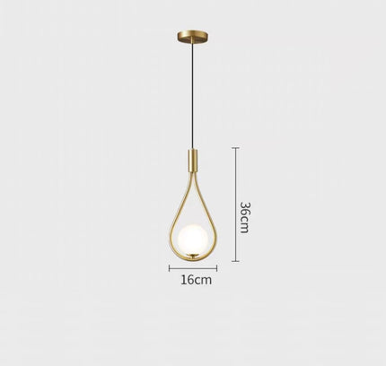 Pendant Light CURVELUX — modern pendant light, custom designer lighting by RODESIGNE