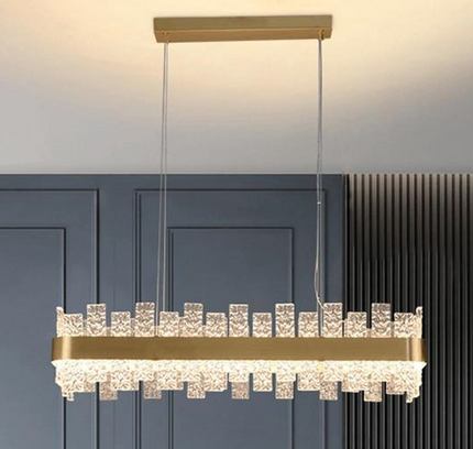 Chandelier GESTINA by Rodesigne — brass designer chandelier, custom lighting by RODESIGNE