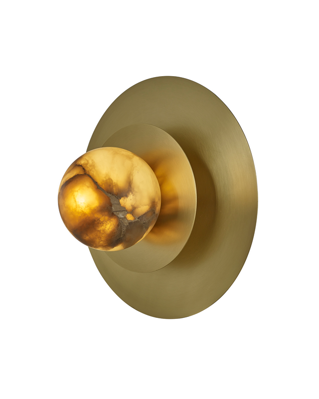 Wall Sconce EKTOR — brass wall sconce lamp, designer lighting by RODESIGNE