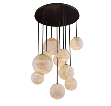 Chandelier PLASSID — designer chandelier, custom lighting by RODESIGNE