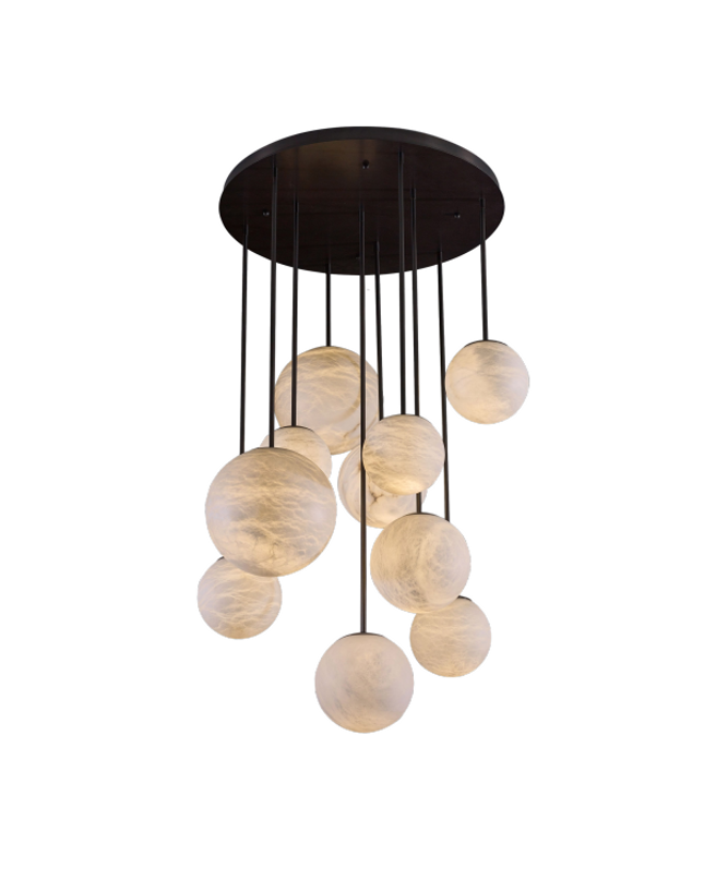 Chandelier PLASSID — designer chandelier, custom lighting by RODESIGNE