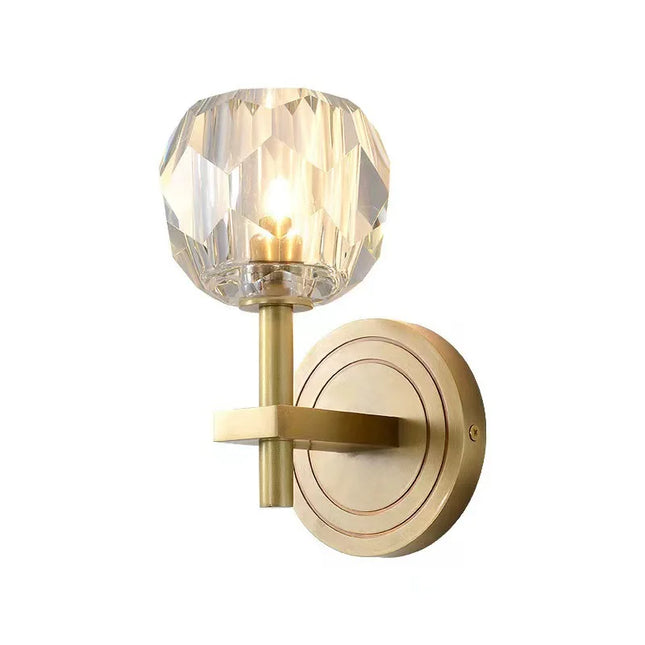 Wall lamp (Sconce) DENOLIA by Rodesigne — brass wall sconce lamp, designer lighting by RODESIGNE