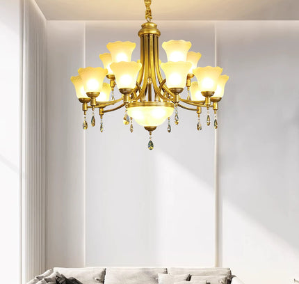 Chandelier ROSETTA — designer chandelier, custom lighting by RODESIGNE