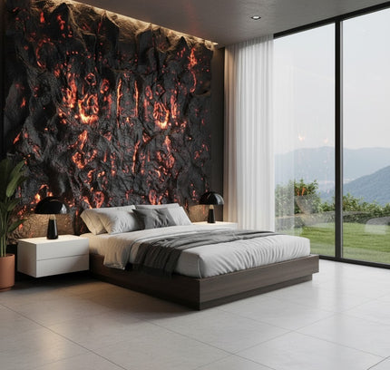 Panel CONVEX ROCK TRANSCULENT B — decorative acoustic wall panel, sound absorption by RODESIGNE