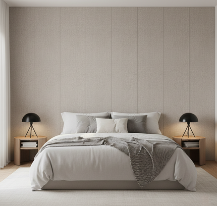 Wall Panel 3D BAMBOO MAT — decorative acoustic wall panel, sound absorption by RODESIGNE