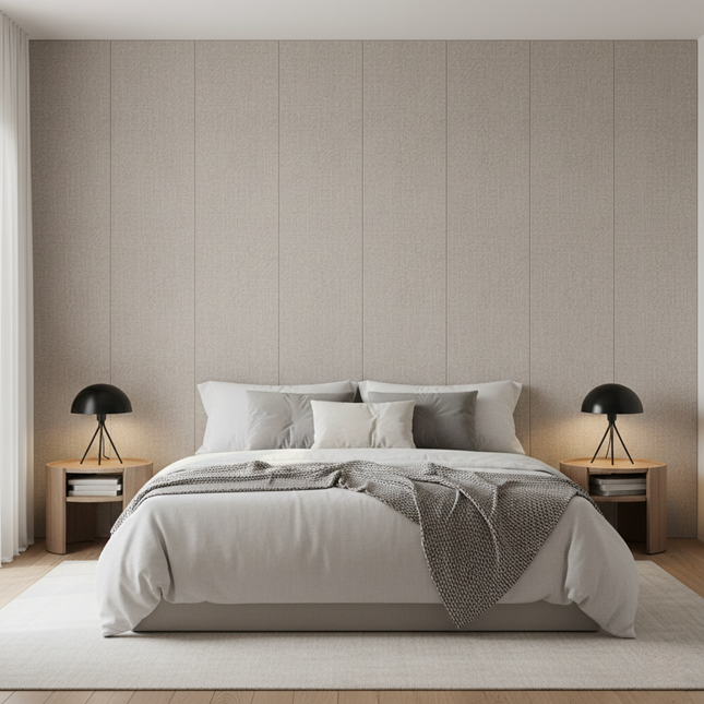 Wall Panel 3D BAMBOO MAT — decorative acoustic wall panel, sound absorption by RODESIGNE