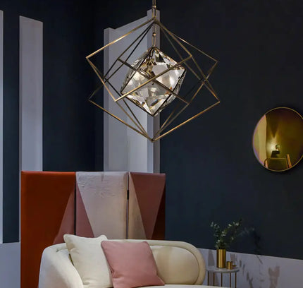Pendant lamp CAMUS by Rodesigne — brass modern pendant light, custom designer lighting by RODESIGNE