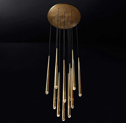 Chandelier ZINNA — designer chandelier, custom lighting by RODESIGNE