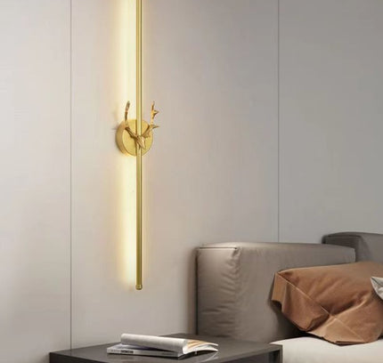 Wall Sconce VIDANA — brass wall sconce lamp, designer lighting by RODESIGNE