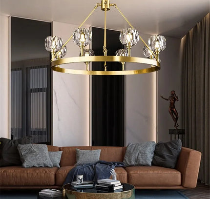 Chandelier DENOLIA CIRCLE — designer chandelier, custom lighting by RODESIGNE