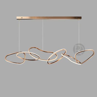 Chandelier CURVED RINGS by Rodesigne