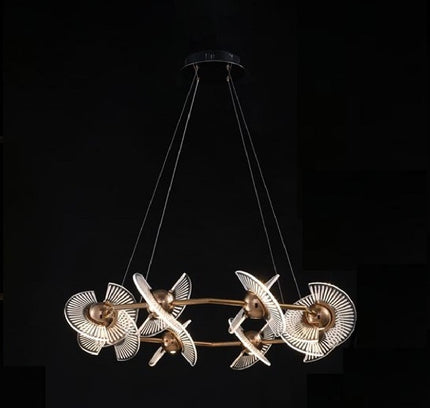 Chandelier NITCH by Rodesigne — brass designer chandelier, custom lighting by RODESIGNE
