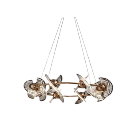 Chandelier NITCH by Rodesigne — brass designer chandelier, custom lighting by RODESIGNE
