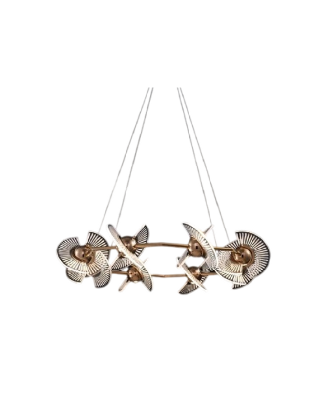 Chandelier NITCH by Rodesigne — brass designer chandelier, custom lighting by RODESIGNE