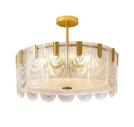 Chandelier ERNESTA — glass designer chandelier, custom lighting by RODESIGNE