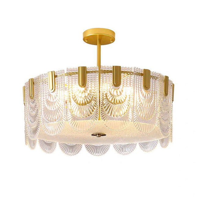 Chandelier ERNESTA — glass designer chandelier, custom lighting by RODESIGNE