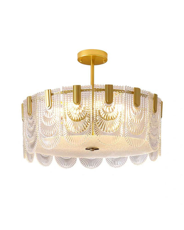 Chandelier ERNESTA — glass designer chandelier, custom lighting by RODESIGNE