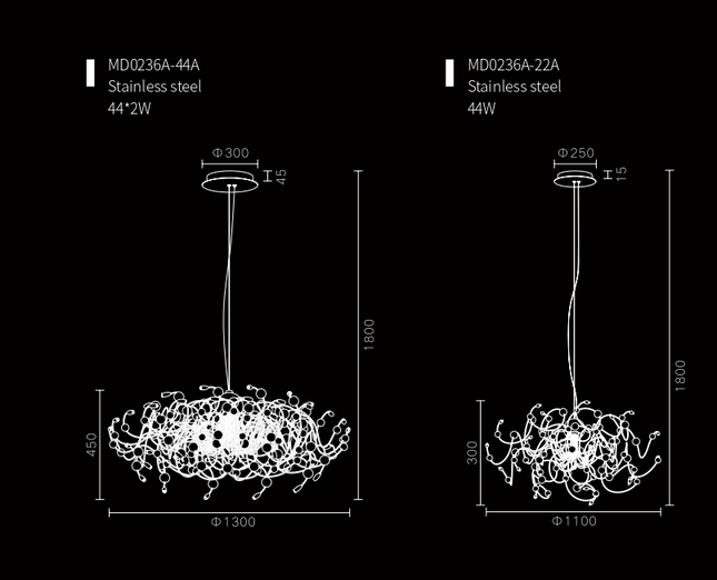 Chandelier PEDRA
