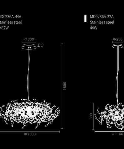 Chandelier PEDRA