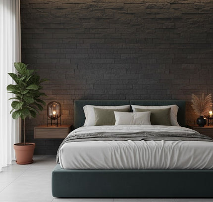 Panel LITTLE STRIP STONE — decorative acoustic wall panel, sound absorption by RODESIGNE
