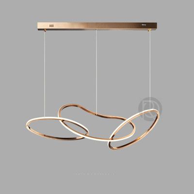 Chandelier CURVED RINGS by Rodesigne