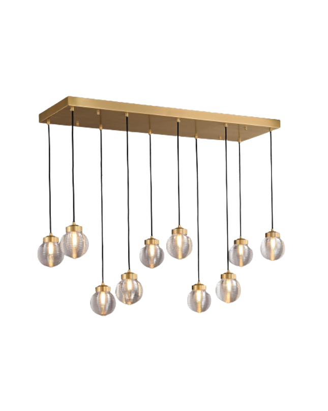 Chandelier MASCOTA by Rodesigne — brass designer chandelier, custom lighting by RODESIGNE