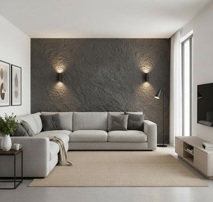 Wall Panel SMALL ROCKCUT STONE — decorative acoustic wall panel, sound absorption by RODESIGNE