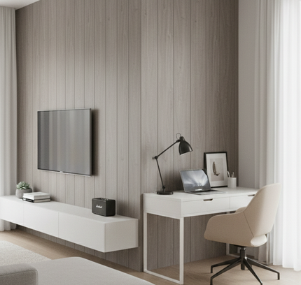 Wall Panel ANCIENT WOOD BOARD — decorative acoustic wall panel, sound absorption by RODESIGNE