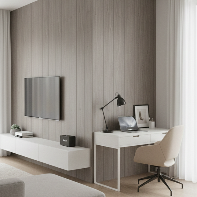 Wall Panel ANCIENT WOOD BOARD — decorative acoustic wall panel, sound absorption by RODESIGNE