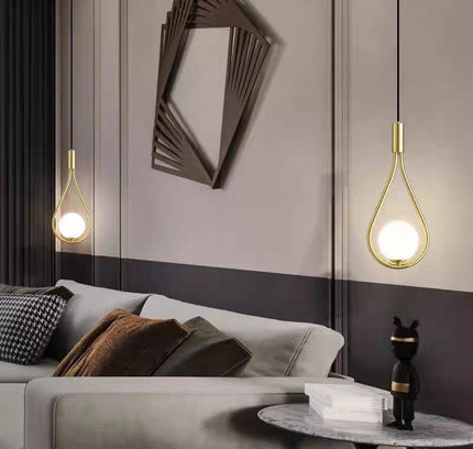 Pendant Light CURVELUX — modern pendant light, custom designer lighting by RODESIGNE
