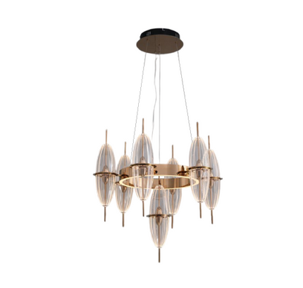 Chandelier HENDREX CIRCLE — designer chandelier, custom lighting by RODESIGNE