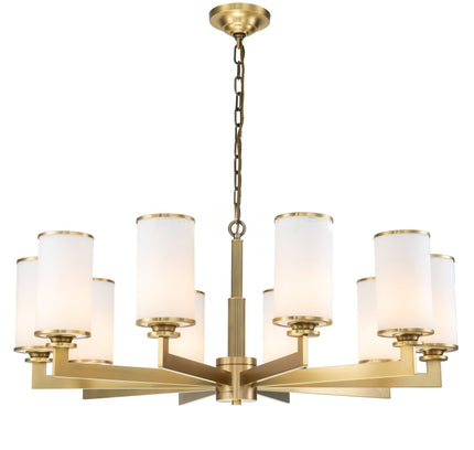 Chandelier HAFSTERDEAR by Rodesigne — brass designer chandelier, custom lighting by RODESIGNE