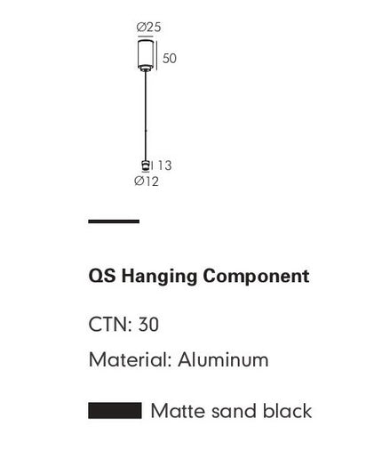Pendant Bracket MOBIUS