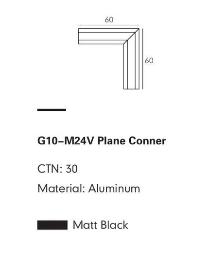 Corner Mount PARATA-M24
