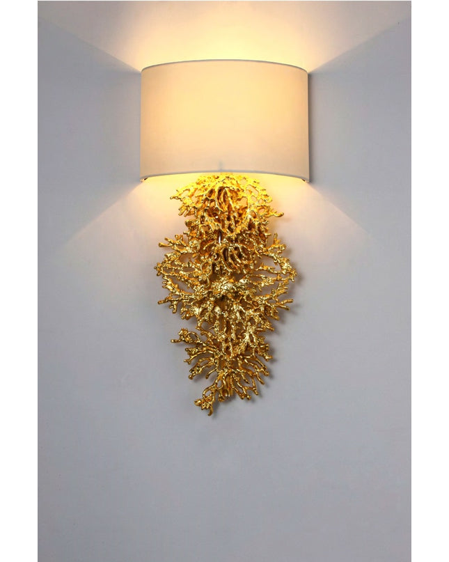 Wall Sconce CORALLO — brass wall sconce lamp, designer lighting by RODESIGNE