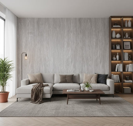Wall Panel MILAN TRAVERTINO — decorative acoustic wall panel, sound absorption by RODESIGNE