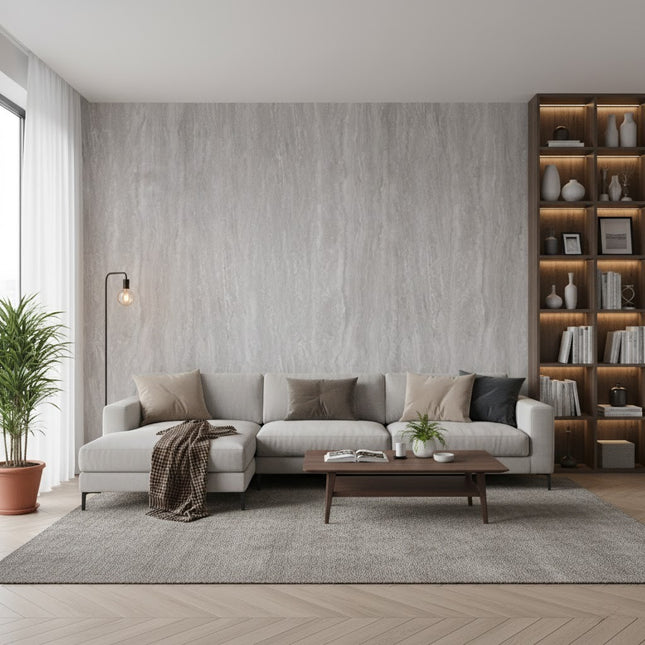 Wall Panel MILAN TRAVERTINO — decorative acoustic wall panel, sound absorption by RODESIGNE