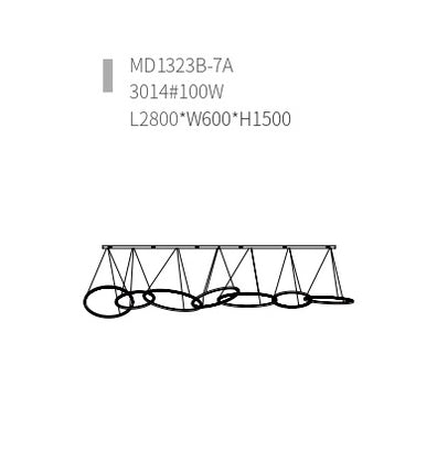 Chandelier SURRENDA — designer chandelier, custom lighting by RODESIGNE