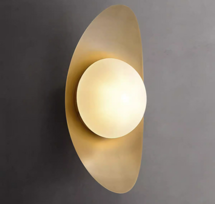 Wall Sconce SAMIDDLE — brass wall sconce lamp, designer lighting by RODESIGNE