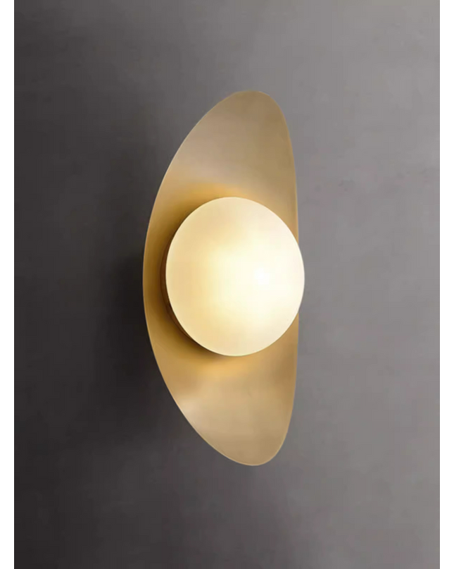 Wall Sconce SAMIDDLE — brass wall sconce lamp, designer lighting by RODESIGNE